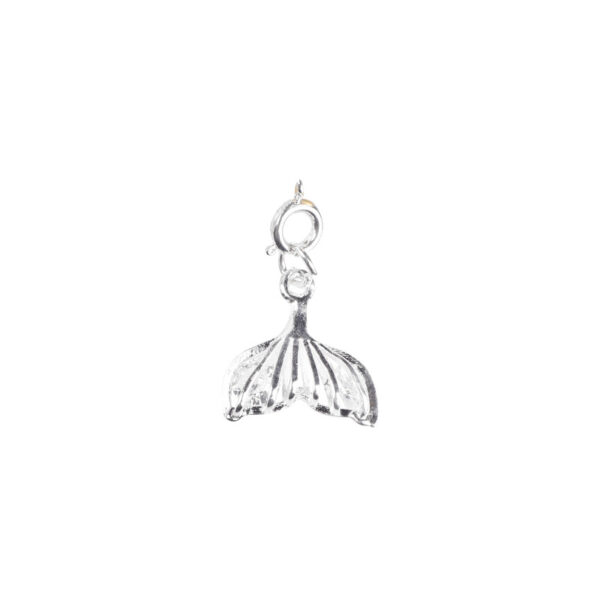 White Mermaid Tail Pendant