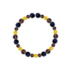 Blue Tiger Eye & Clear Smoky Quartz Bracelet – 778B08